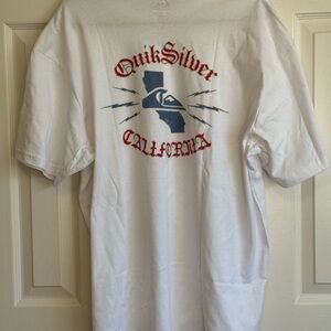 Quicksilver CALIFORNIA  Classic White Tee. XXL